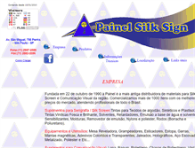 Tablet Screenshot of painelsilk.com.br